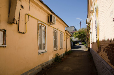 Fototapeta premium narrow street in old town