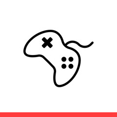 Joystick icon vector