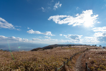 Blue sky at Takabocchi Yatsugatake Nagano Japan