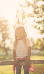 Naklejka premium I love the days spent in nature.