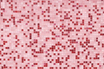 light pink surface with small squares