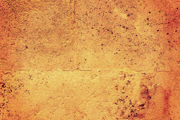 stone blocks with orange tint