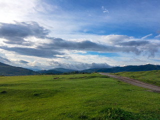 Dirty countryside road