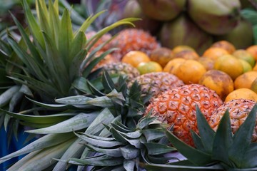 Obraz premium The fruit is a famous fruit of Thailand.