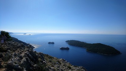 Fototapeta na wymiar Vue sur Dubrovnik, Croatie