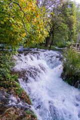 Parc naturel Krka chutes d'eau cascades Croatie