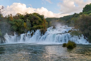 Parc naturel Krka chutes d'eau cascades Croatie