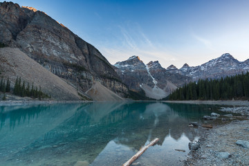 Blue mountain lake