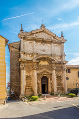 Obraz premium View at the church of Saint Lucy in Montepulciano - Italy
