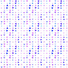 Abstract seamless pattern background with multi-colored varied triangles.