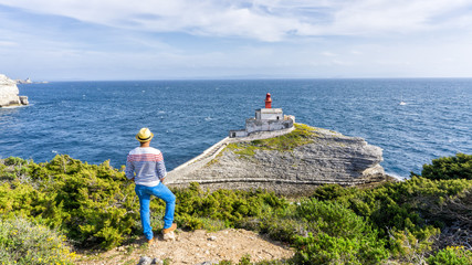 Voyage tourisme phare de la Madonetta Bonifacio Corse