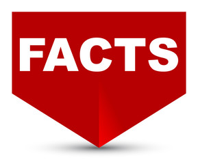 red vector banner facts