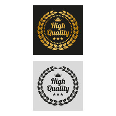 High quality laurel wreath in two versions.