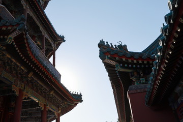 Fototapeta premium Chinese eave in the Forbidden City