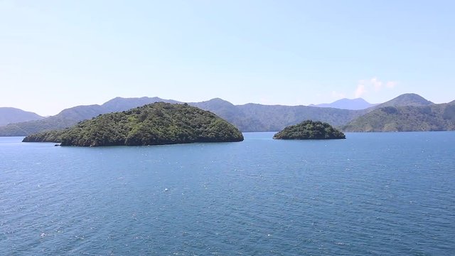 New Zealand Cook Strait Sea Small Island