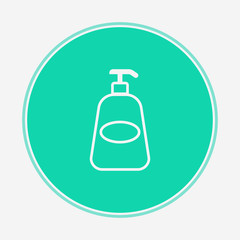 Liquid soap vector icon sign symbol