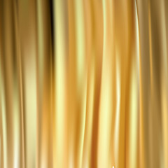 Yellow or golden shiny realistic satin textile texture.