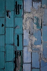 the colorful wall texture