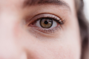 Closeup of a womans eye