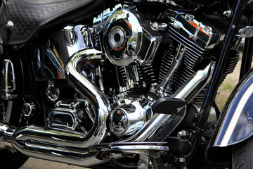 Fototapeta na wymiar motorcycle engine