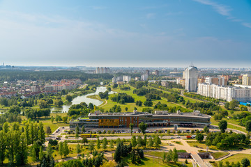 Panoramic view of Vostok Region Minsk  - Belarus
