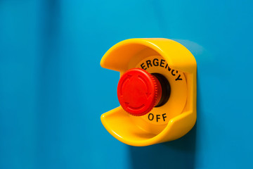 Emergency stop button switch