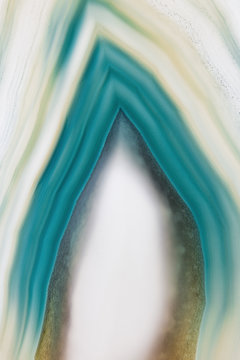 Teal abstract agate