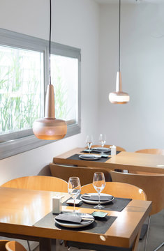 Luxury space upscale in a japanese restaurant