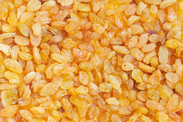 beautiful background of Golden raisins