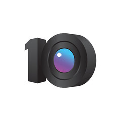 Cinema and film 10th year logo