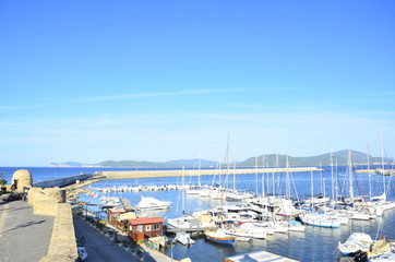 Hafen in Alghero Sardinien