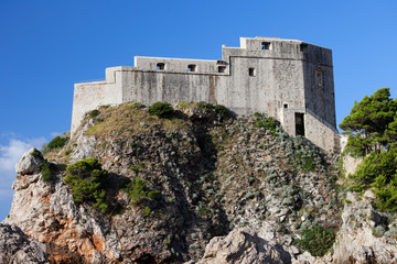Fototapeta na wymiar Fort Lovrijenac in Dubrovnik