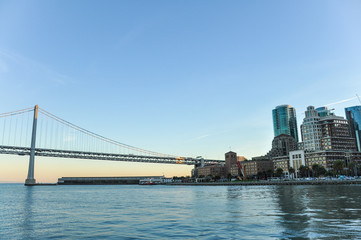 Obraz premium Bay Bridge from San Francisco to Oakland