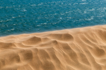 Fototapeta na wymiar Sand im Wind
