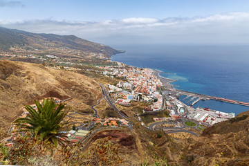 Aerial View of Santa Cruz de La Palma, Canary Islands © peresanz