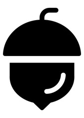 gz209 GrafikZeichnung - siwb475 SignIsolatedWhiteBackground siwb - english - nuts / hazelnut: simple template - DIN A2 A3 A4 - xxl g6753