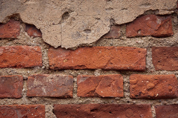 wall in old brick