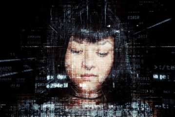 Female hacker