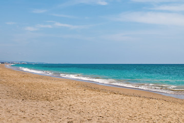 Fototapeta na wymiar Manavgat Beach, Antalya Province, Türkei 