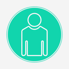 Person vector icon sign symbol
