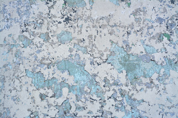 Painted concrete wall