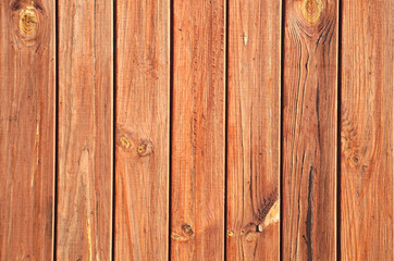 Texture of old wooden brown boards. Background