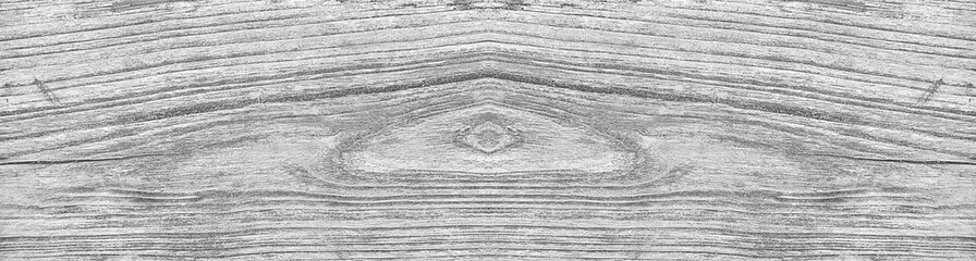 Panorama Table top view of wood texture in white light natural color background. Grey clean grain...