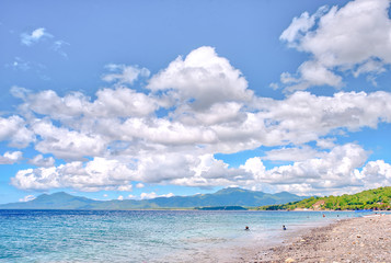 Pebble beach of Punta Malabrigo, Batangas, Philippines