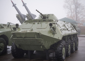 Soviet Eight-wheeled Armoured Personnel Carrier BTR , war machine
