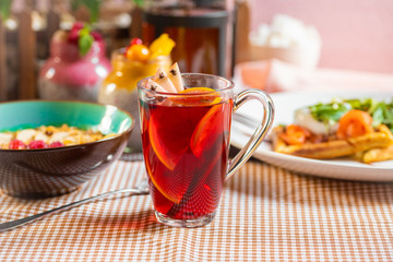 Cup of tea, mulled wine