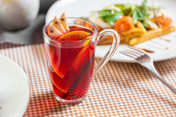 Cup of tea, mulled wine