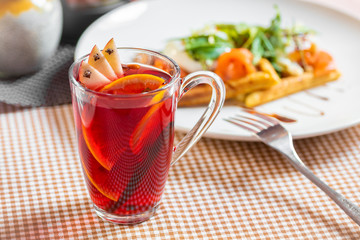 Cup of tea, mulled wine