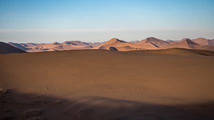 Desert sand dunes in Northern China