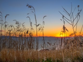 Sunset Over Lake